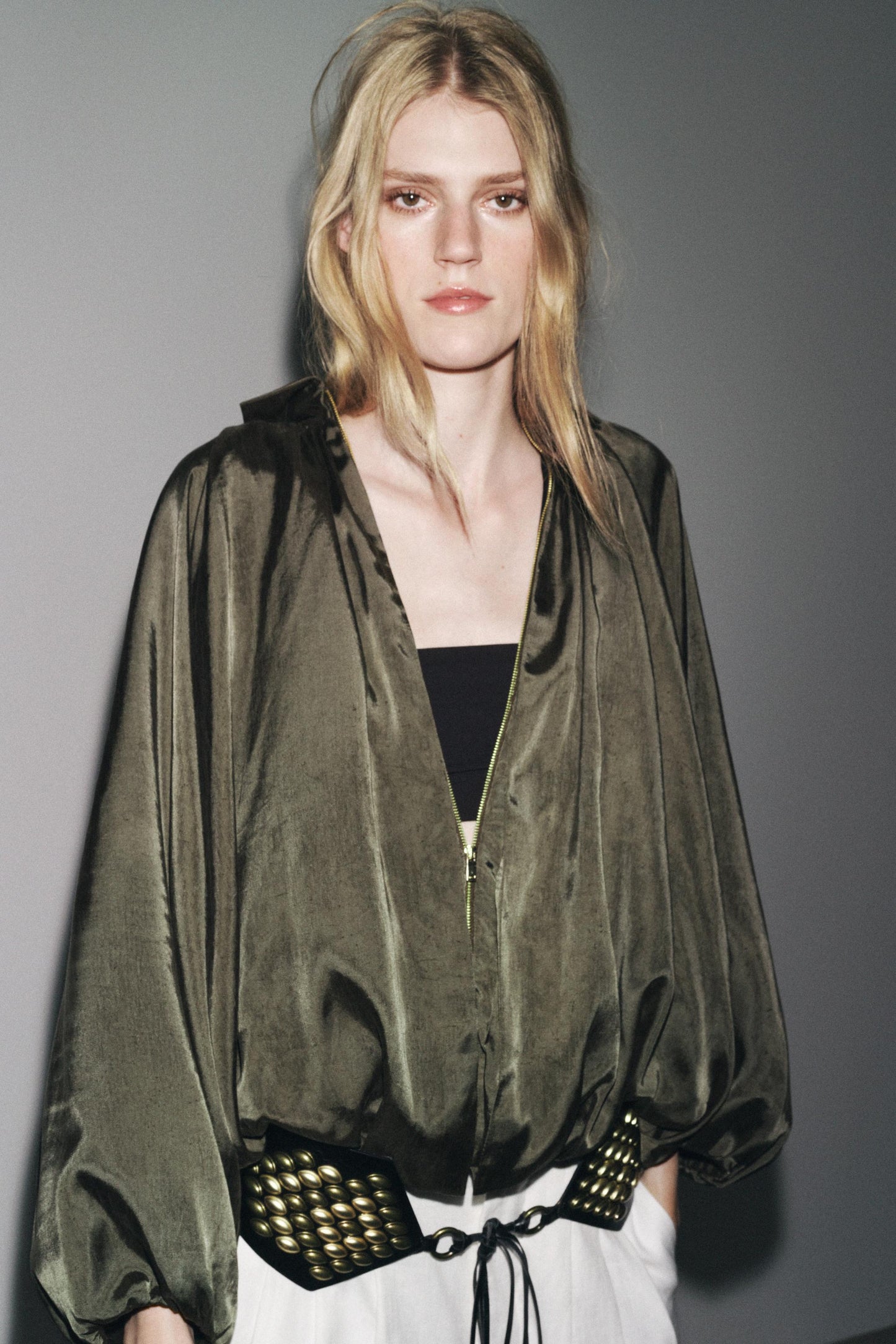 PUFFED BOMBER JACKET - ZW COLLECTION