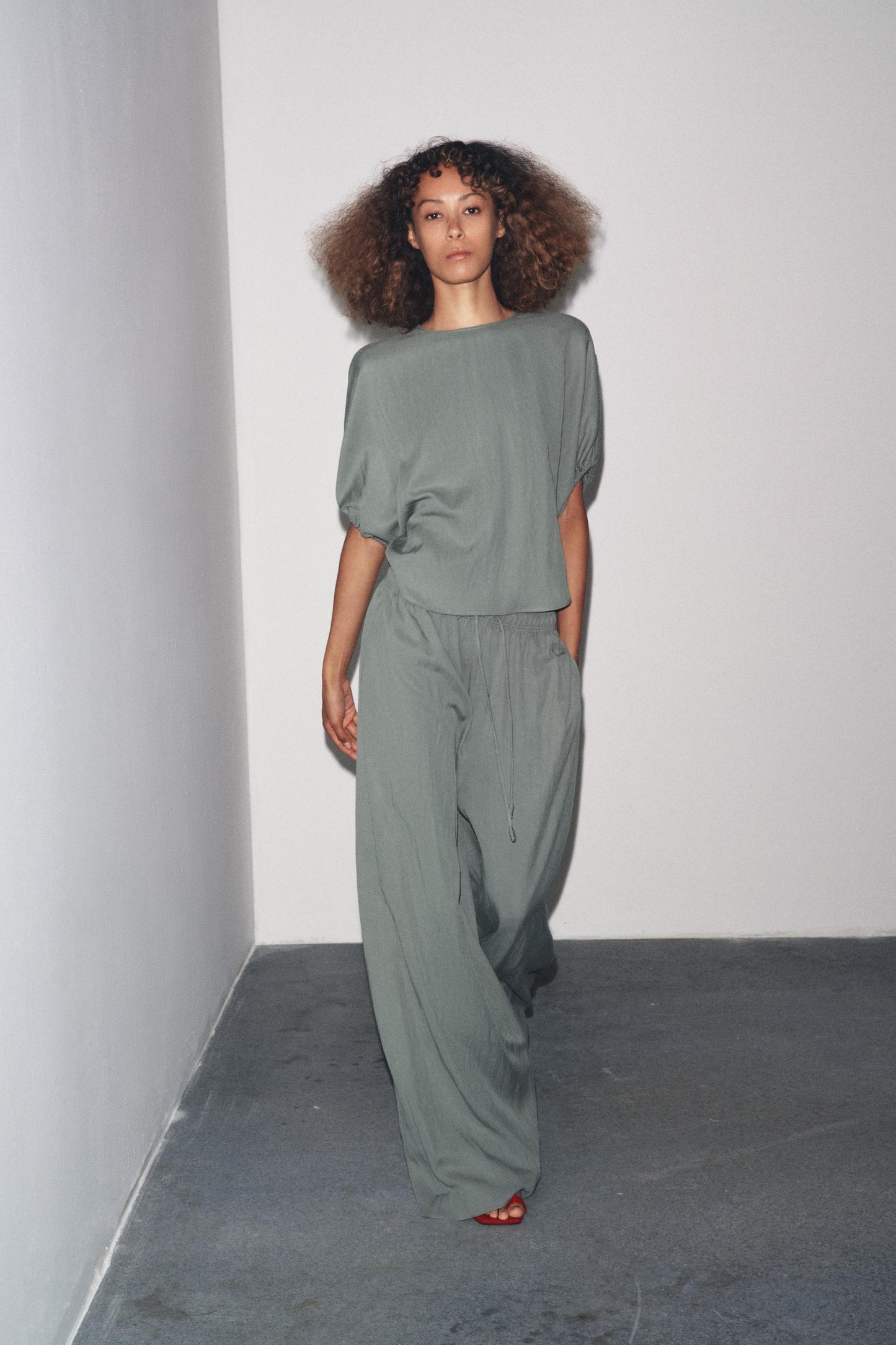 ZW COLLECTION FLOWING PYJAMA TROUSERS