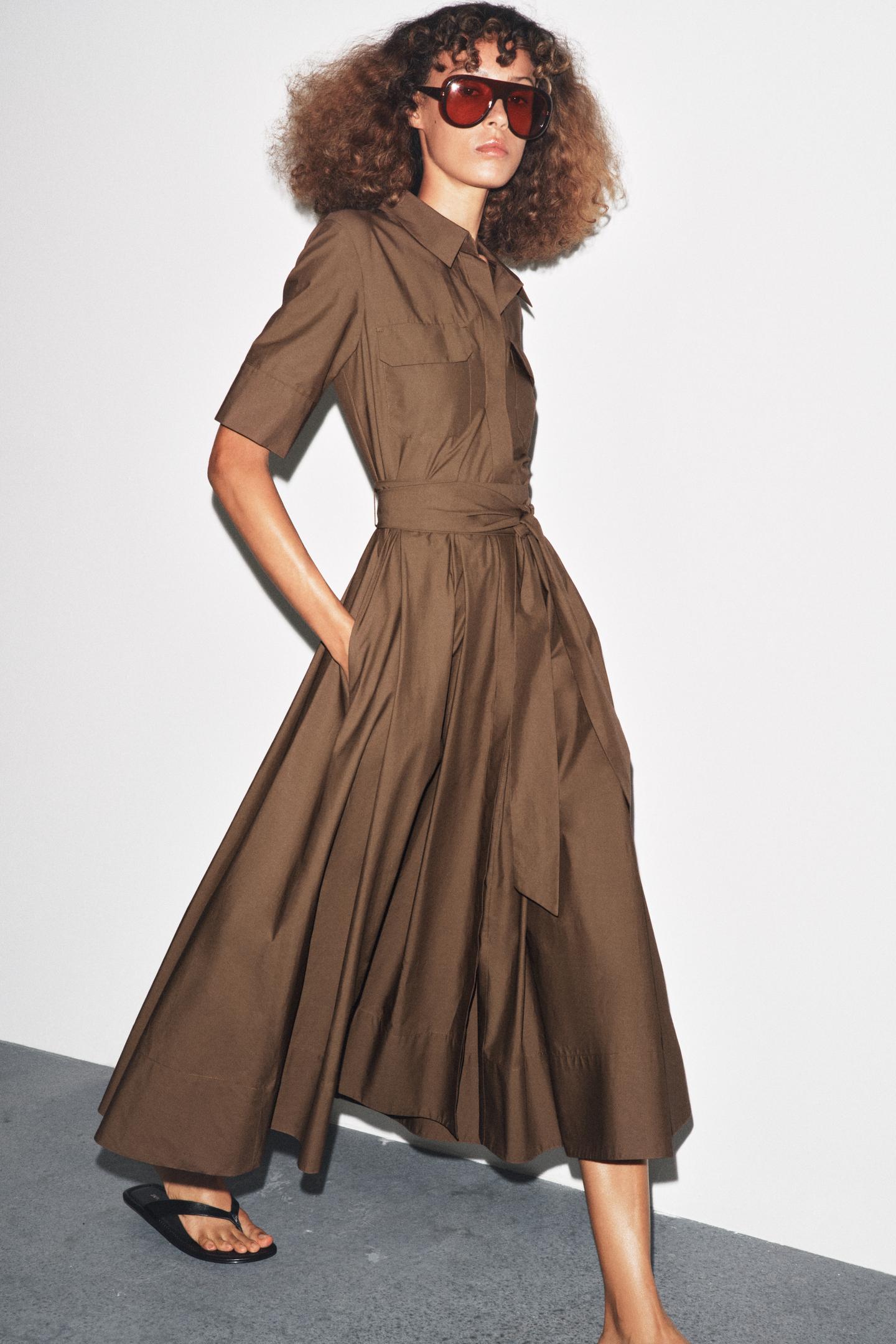 ZW COLLECTION POPLIN DRESS